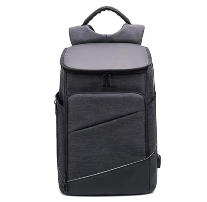 Shock‑Resistant Waterproof Laptop Backpack with USB Port (20–35 L)