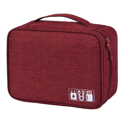 Shock‑Resistant Multi-Functional Electronics Accessory Organizer Bag