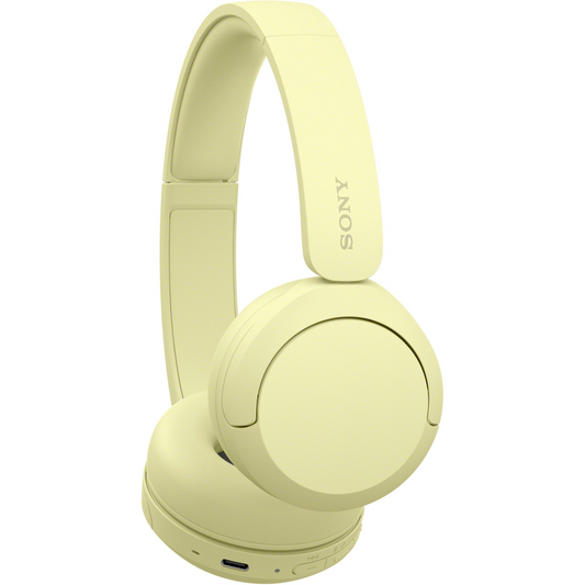 Sony WH‑CH520 Wireless Bluetooth Headphones with Mic - Yellow (CH520 Series)-0