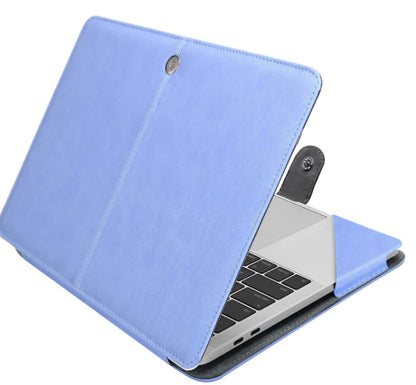 Protective PU Leather Notebook Sleeve for 15.4‑Inch Notebooks