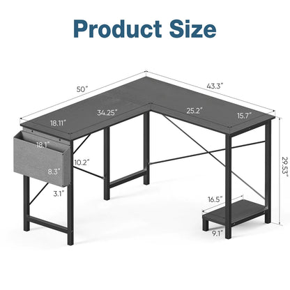 L-Shaped Computer Desk