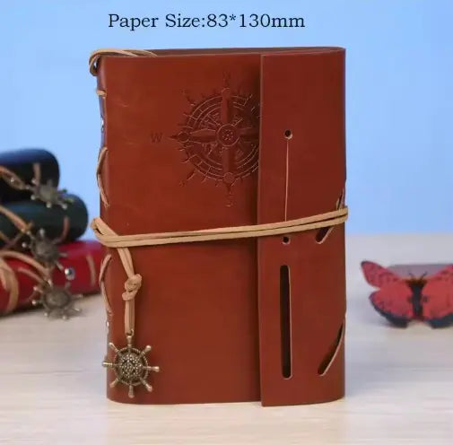 Nautical Compass Engraved Notebook