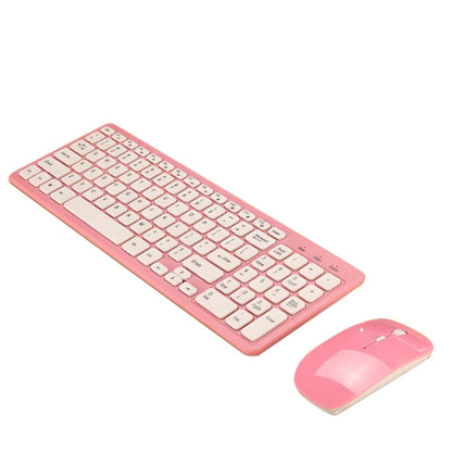 Modern Crater‑Key Low‑Noise 2.4G Wireless Keyboard + Mouse Combo Set