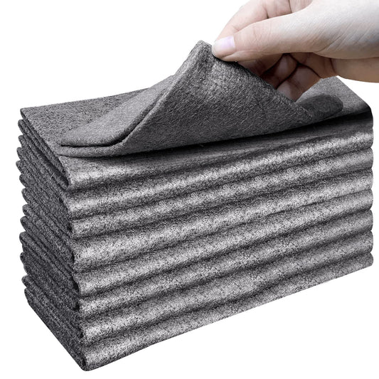 XANGNIER Reusable Magic Microfiber Cloth Set (8‑Pack)