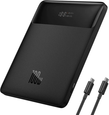 Baseus USB‑C 100W Fast Charging Power Bank for Laptops & Mobile Devices - (20,000mAh)