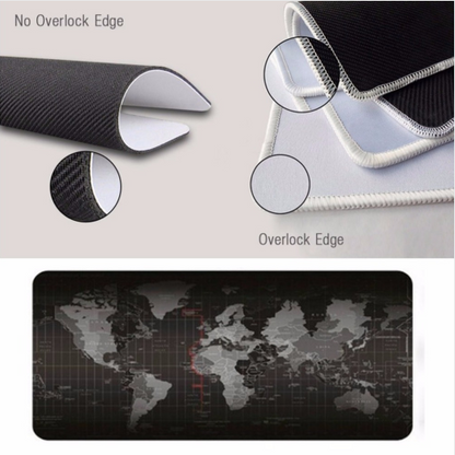 Oversized Globe Map Keyboard and Mouse Desktop Pad