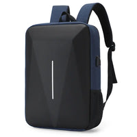 Hard‑Shell Waterproof Laptop Backpack with USB Charging for Work & Travel (20–35 L)
