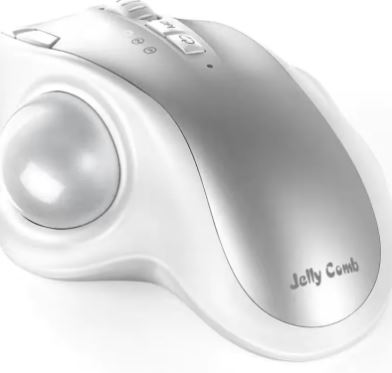 Wireless Bluetooth Trackball Mouse — Dual Wireless (2.4G + Bluetooth), 2400 DPI Optical, Ergonomic Stationary Cursor Control