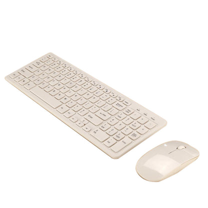Modern Crater‑Key Low‑Noise 2.4G Wireless Keyboard + Mouse Combo Set
