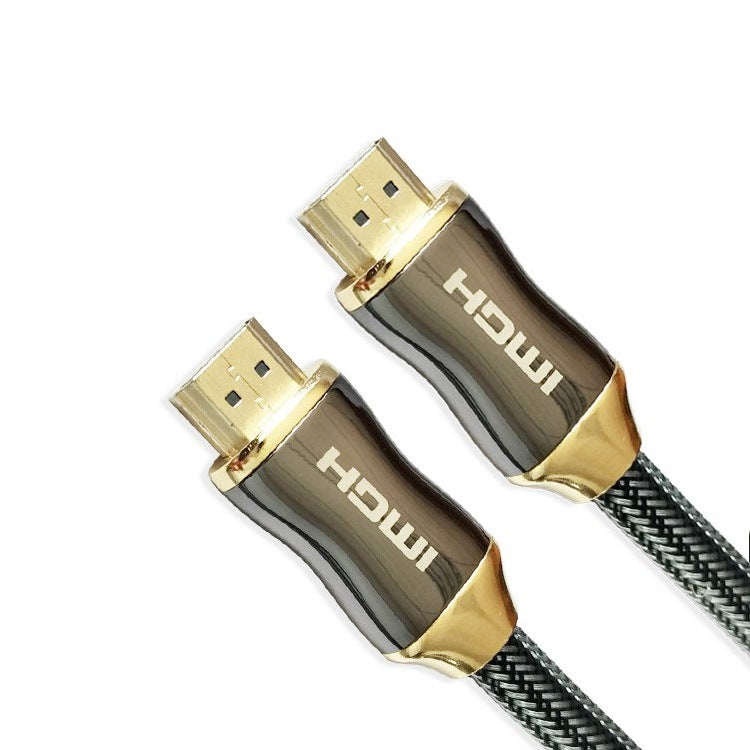 HDMI 2.0 Zinc Alloy Cable - 4K, 60hz, Pure Copper Conductor, Triple‑Shielded (1–10 m)