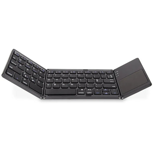 Universal Tri-Fold Mini-Keyboard with Integrated Touchpad