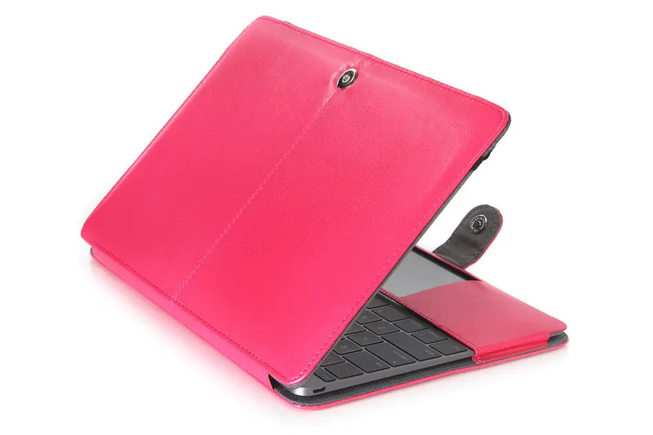 Protective PU Leather Notebook Sleeve for 15.4‑Inch Notebooks