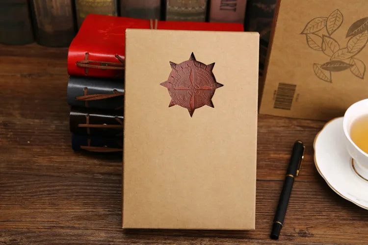 Nautical Compass Engraved Notebook