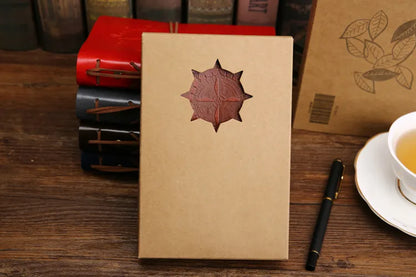 Nautical Compass Engraved Notebook