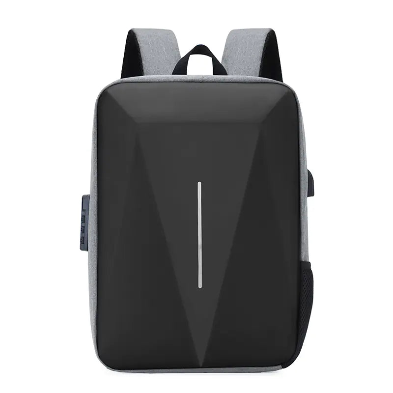 Hard‑Shell Waterproof Laptop Backpack with USB Charging for Work & Travel (20–35 L)