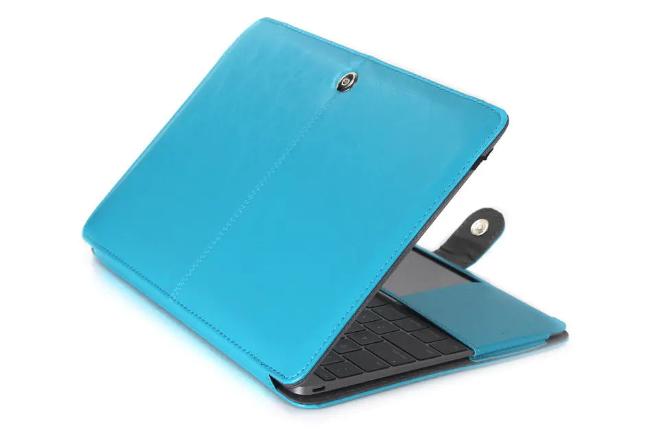 Protective PU Leather Notebook Sleeve for 15.4‑Inch Notebooks