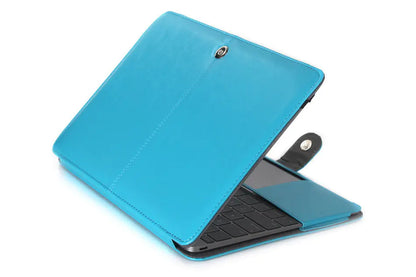 Protective PU Leather Notebook Sleeve for 15.4‑Inch Notebooks