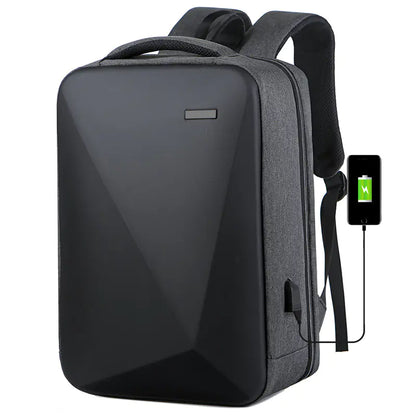 Professional Hard‑Shell Anti‑Theft Laptop Backpack with USB Port (20L–35L)