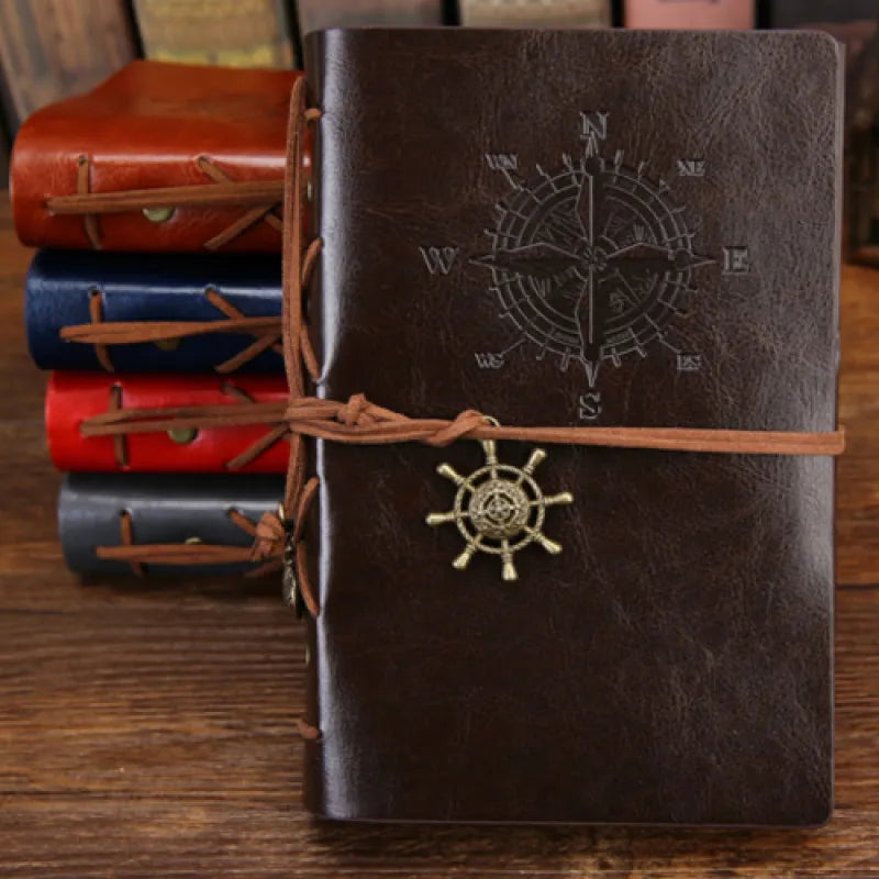 Nautical Compass Engraved Notebook