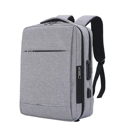 Professional 17.3" Travel & Work Laptop Bag with Anti‑Theft Style Zippers