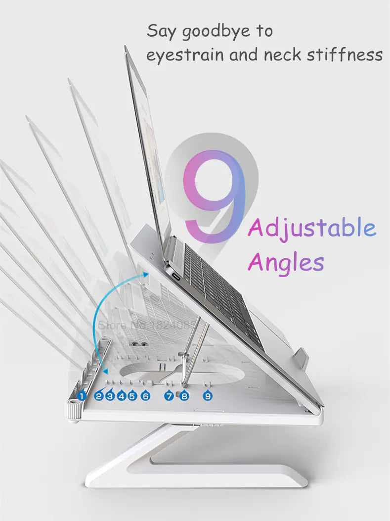 Adjustable Laptop & Tablet Stand for Home & Office