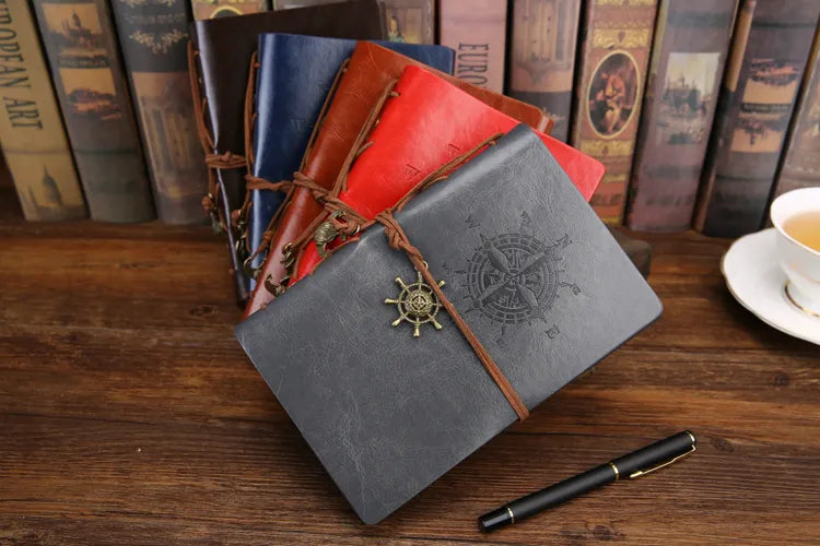 Nautical Compass Engraved Notebook