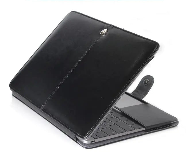 Protective PU Leather Notebook Sleeve for 15.4‑Inch Notebooks