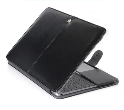 Protective PU Leather Notebook Sleeve for 15.4‑Inch Notebooks