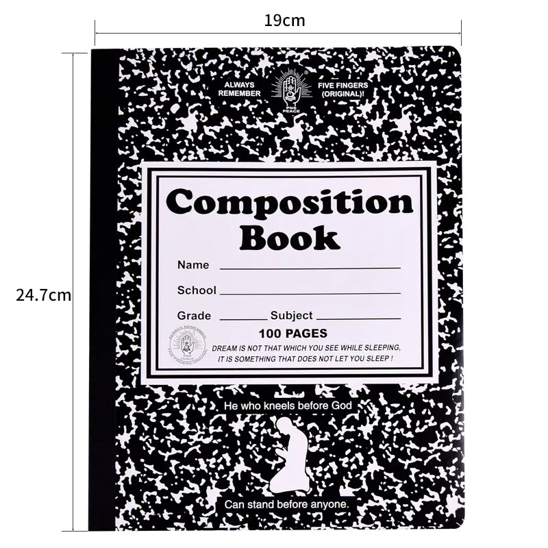 Marble Pattern Hardcover Notebook for School & Office (Hardcover) - My Pro Essentials