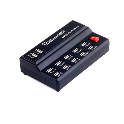 Multi-Port Charging Dock for Common Areas, Conference Rooms, & Student Dorms