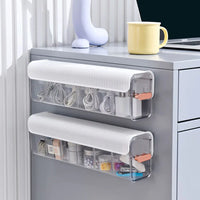 Wall‑Mounted Partitioned Storage Holder for Office & Home