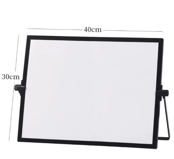 DualScribe Two‑Sided Magnetic Desktop Calendar & Whiteboard