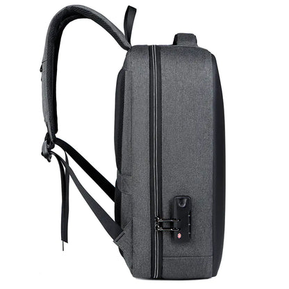 Professional Hard‑Shell Anti‑Theft Laptop Backpack with USB Port (20L–35L)