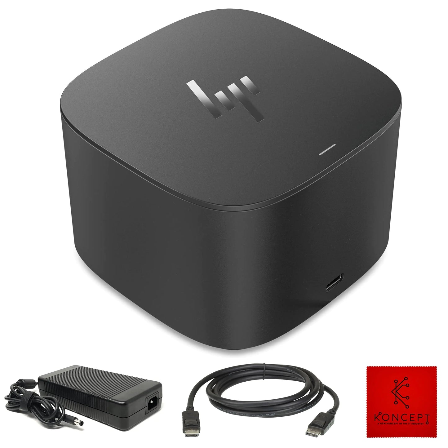 HP Thunderbolt Dock G2 – 3TR87AA with 230W AC Adapter, DisplayPort Cable & Microfiber Cloth - (Renewed)