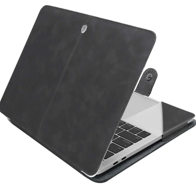 Protective PU Leather Notebook Sleeve for 15.4‑Inch Notebooks