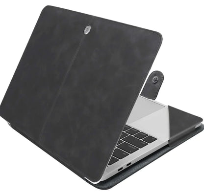 Protective PU Leather Notebook Sleeve for 15.4‑Inch Notebooks