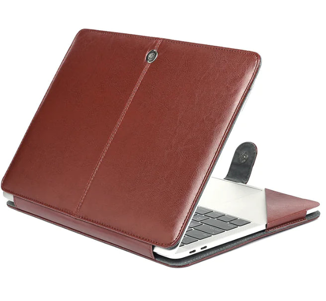 Protective PU Leather Notebook Sleeve for 15.4‑Inch Notebooks