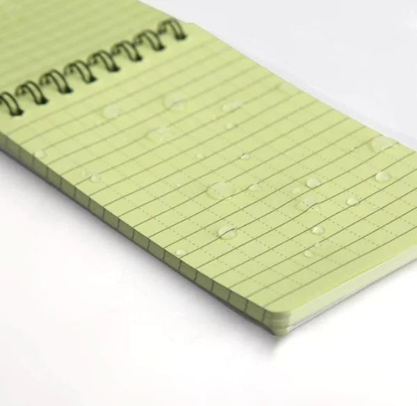 Waterproof Notebook and Sticky Notes Set