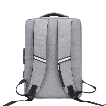 Professional 17.3" Travel & Work Laptop Bag with Anti‑Theft Style Zippers