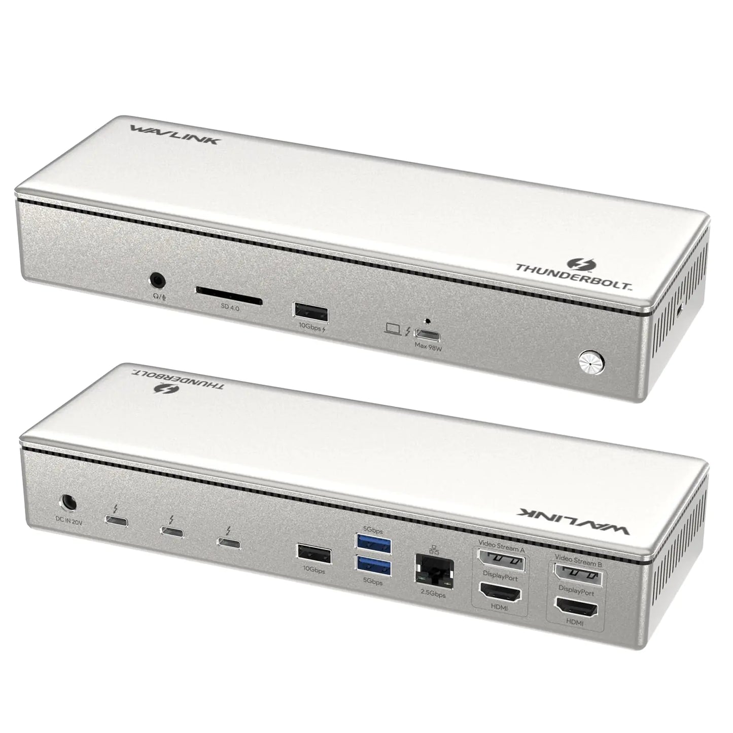 WAVLINK Thunderbolt 4 - Quad Monitor Docking Station