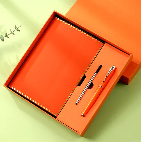 6 × 8" Faux Leather Notebook