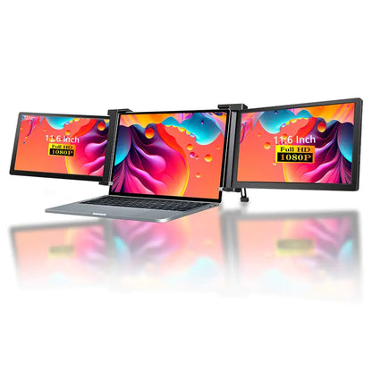 15" Universal Dual-Screen Portable Display